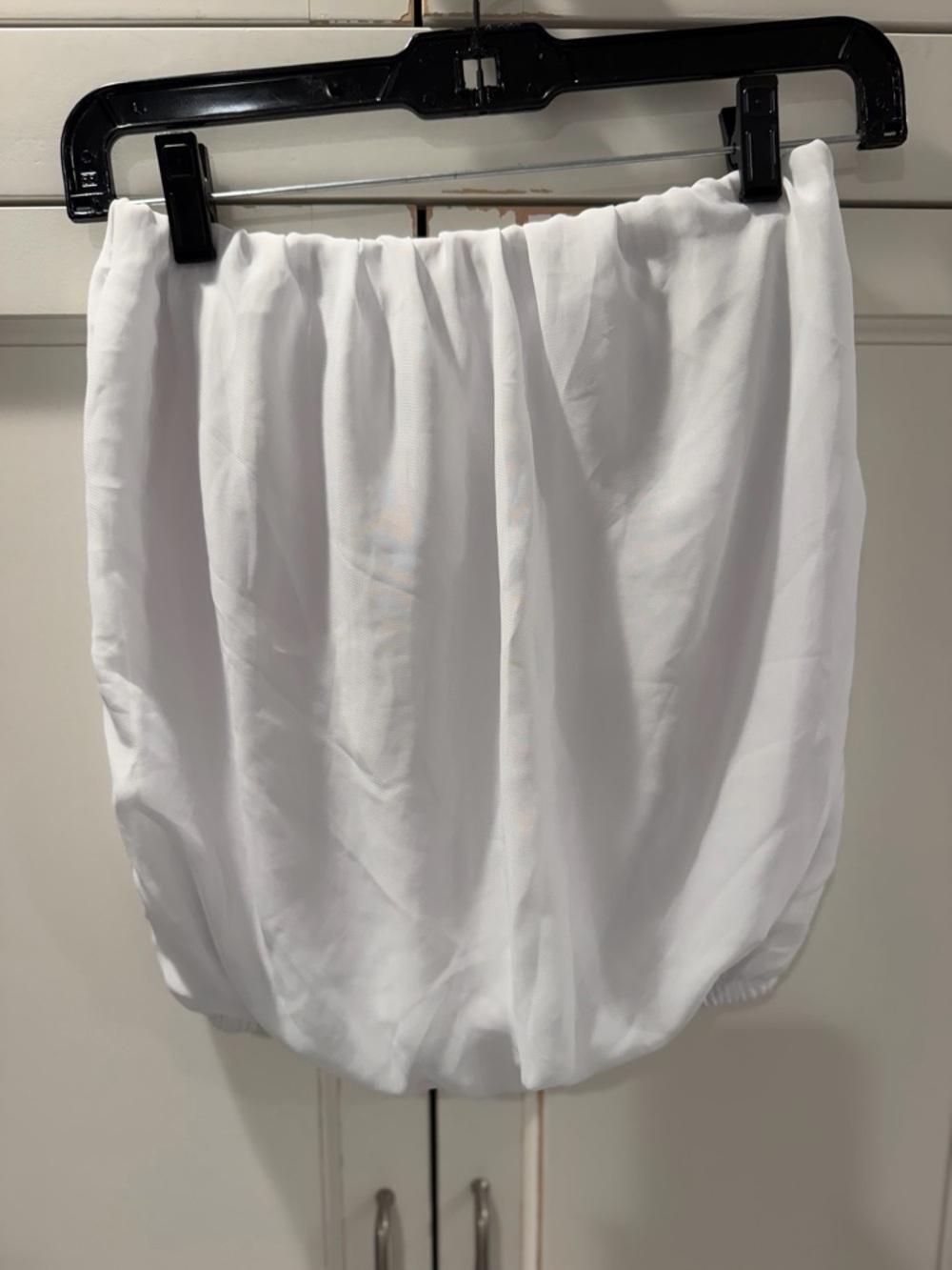 Cheryl Creations White  Flowy Tube Top